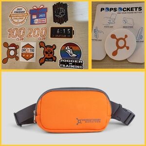 NEW OrangeTheory Belt Bag, PopSocket & Multiple Stickers
